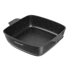 Жаровня Мечта Гранит, 26 см (38802) квадратная, с крышкой