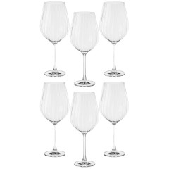 Набор бокалов для вина Bohemia Columba Optic, стекло, 850 мл, 6 шт.(9660964)