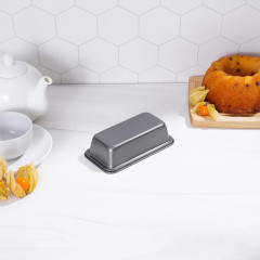 Форма для выпечки сталь Доляна «Жаклин», 15,5х8,5 см, черный (3741699)