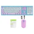 Клавиатура + Мышь Acer OCC200 фиолетовый/зеленый