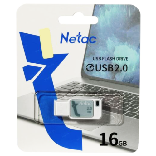 Карта USB2.0 16 GB NETAC UA31 NT03UA31N-016G-20BL синий