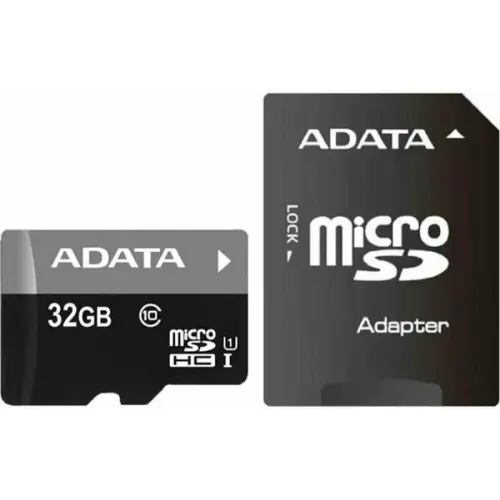 Карта micro-SD 32 GB ADATA AUSDH32GUICL10-RA1Class10 + adapter