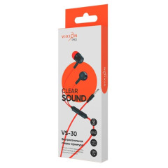 Гарнитура Vixion VS-30 черно-красные