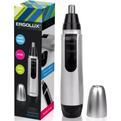 Триммер для носа и ушей ERGOLUX ELX-HT02-C42 серебр