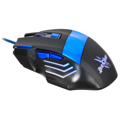 Мышь Оклик 775G черный оптическая (2000dpi) USB игровая (6but)