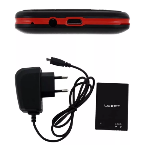 Сотовый телефон TEXET TM-B226 черно-красный
