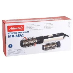 Фен-расческа ATLANTA ATH-6841 черный