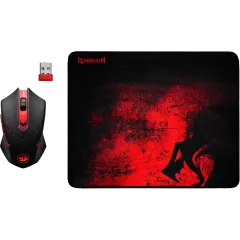 Набор игровой RedDragon M601WL-BA черный/красный игровая мышь + коврик для мыши