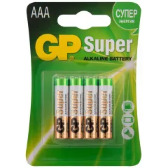 Батарейка GP LR03 Super 4шт