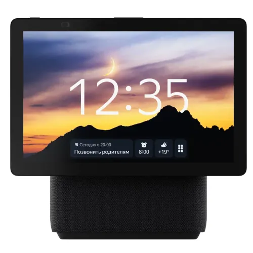 Умная колонка Яндекс.Станция Дуо Макс Zigbee черный