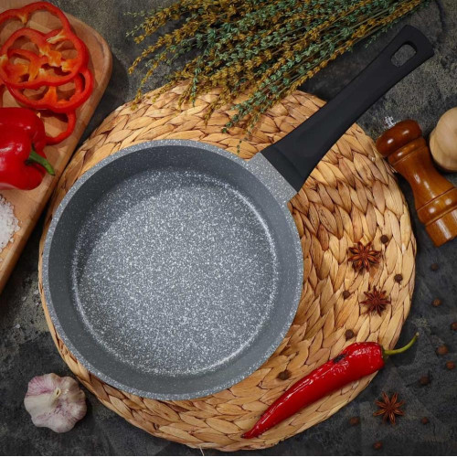 Сковорода ГУРМАН Estima серая ГМ2001 ЭЧИ индукция 20см (430985)