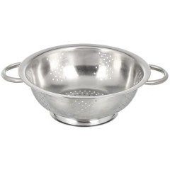 Дуршлаг DANIKS нерж., с ручкой, на ножке, 24 см (GS-08126-24)(449374)