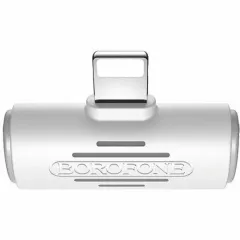 Переходник 8pin (m) - 2X8pin (f) Borofone BV6 белый