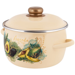 Кастрюля APPETITE Avocado, эмаль, 2,0л