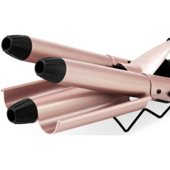 Щипцы HYUNDAI H-HS1477 черный/розовый (тройные)(22 мм)