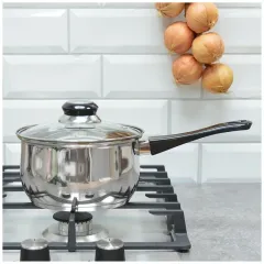 Ковш нерж. MALLONY, с крышкой BAK, 1,9 л.(009356)