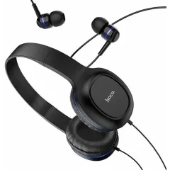 Гарнитура + наушники HOCO W24 синий