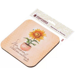 Подставка под горячее дер. СПЕКТР, В-31, квадратная, 14.5 см (415348)