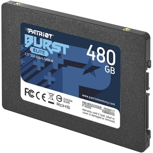 SSD 2,5" SATA 480Gb Patriot PBE480GS25SSDR