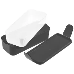 Ланч-бокс IDEA для обеда, бульдоги (0,5+0,5л) (М1233)