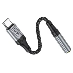 Кабель Type-C - AUX Jack 3.5mm HOCO LS36 черный