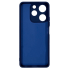 Бампер Tecno Spark 10 Pro 4G ZIBELINO Soft Matte синий с микрофиброй