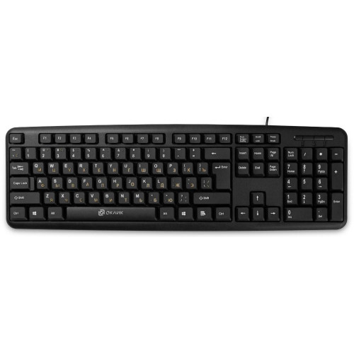 Клавиатура OKLICK 130M черный USB