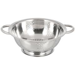 Дуршлаг NN нерж., с ручкой, на ножке, 20 см (GS-08126-20)