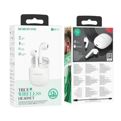 Гарнитура Bluetooth Borofone BW17 белый
