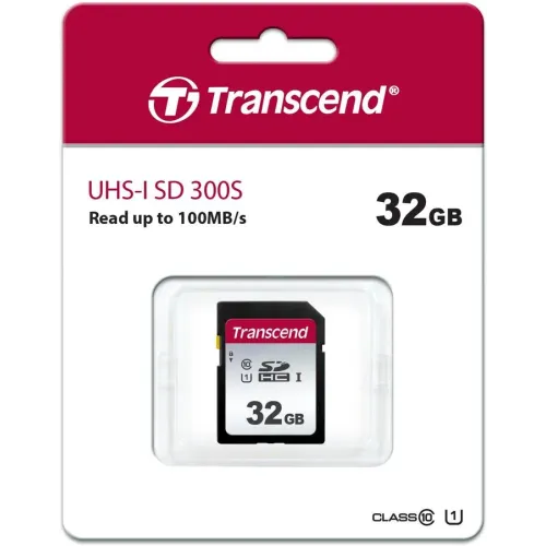 Карта SD 32 GB TRANSCEND TS32GSDC300S