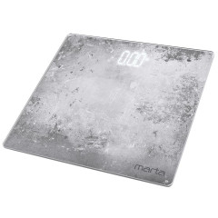 Весы напольные электронные MARTA MT-SC3605, гранж, 30х30 см