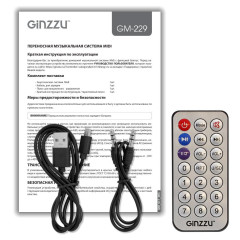 Акустика портативная GINZZU GM-229