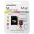 Карта micro-SD 64 GB Hikvision Class10 HS-TF-C1(STD)/64G/Adapter + adapter