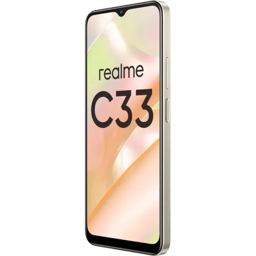 Сотовый телефон REALME C33 128Gb золотистый