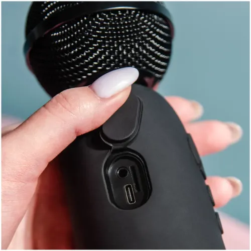 Микрофон вокальный Bluetooth AMFOX AM-MIC70 черный (*5)