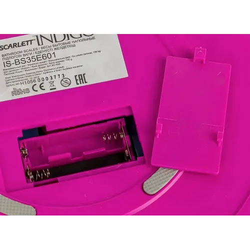 Весы напольные электронные SCARLETT IS-BS35E601 пурпурный