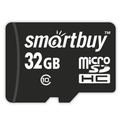 Карта micro-SD 32GB SMARTBUY Class10 LE