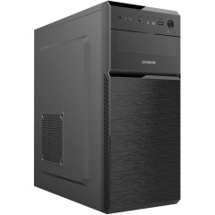 Корпус Digma DC-ATX101-U2 черный без БП ATX 1x80mm 2x120mm 2xUSB2.0 audio