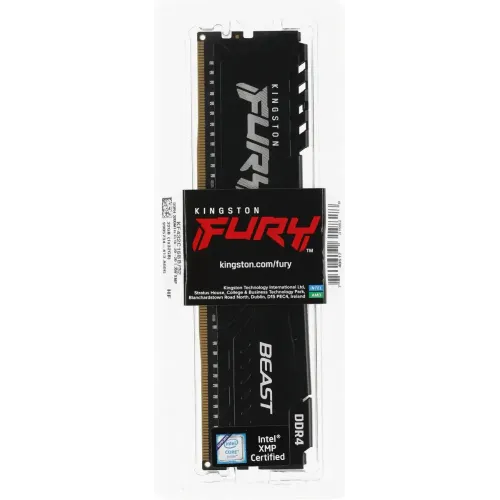 Память DDR4 32768Mb 3200MHz Kingston KF432C16BB/32 Fury Beast Black 3200MHz