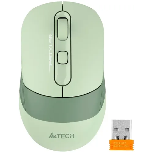 Мышь A4 Fstyler FB10C зеленый оптическая (2400dpi) беспроводная BT/Radio USB