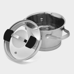 Кастрюля Magistro, нерж., индукция, слив, 1,5 л. (10092694)(*5)