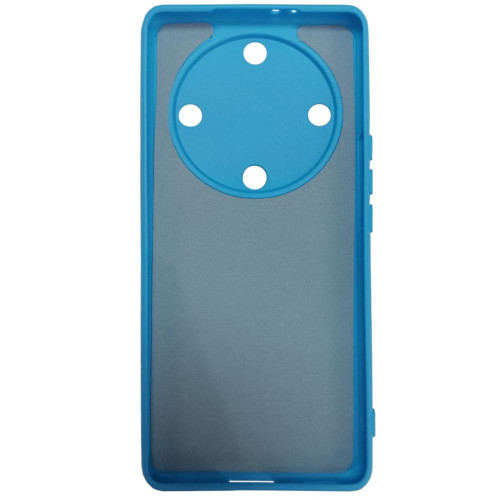 Бампер Honor X9A 5G ZIBELINO Soft Case лазурный