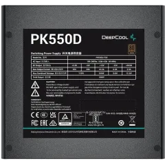 Блок питания Deepcool ATX 550W PK550D 80+ bronze