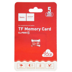 Карта micro-SD 16 GB Hoco Class 10 (Red)