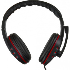 Гарнитура Oklick HS-L380G черный/красный