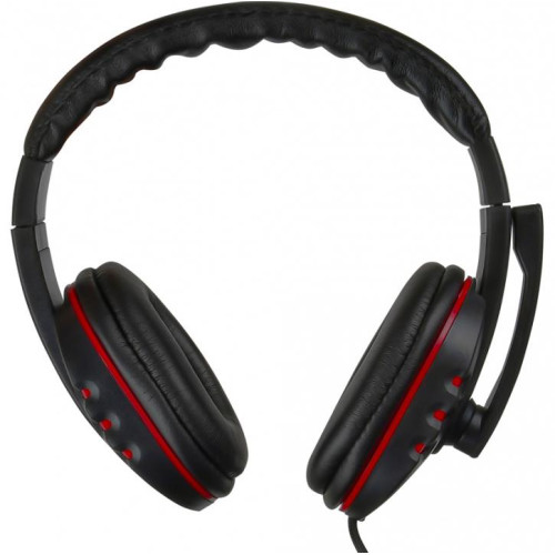 Гарнитура Oklick HS-L380G черный/красный