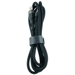 Кабель USB 3.0 Type C - Type C 1.2 м 3A Olmio 60W PD BOLT черный