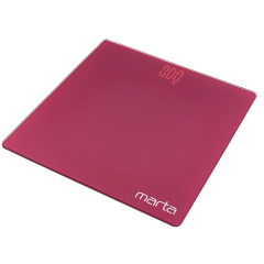 Весы напольные электронные MARTA MT-SC3600, красный рубин