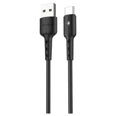Кабель USB 2.0 A вилка - Type C 1.2м HOCO X30 Black