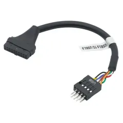 Переходник USB 3.0 розетка - USB 2.0 вилка на материнскую плату